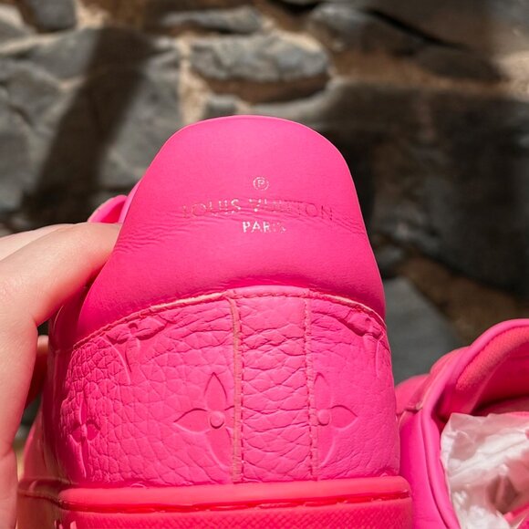 Louis Vuitton Hot Pink Monogram Luxembourg Low-top Sneakers - Picture 6 of 16